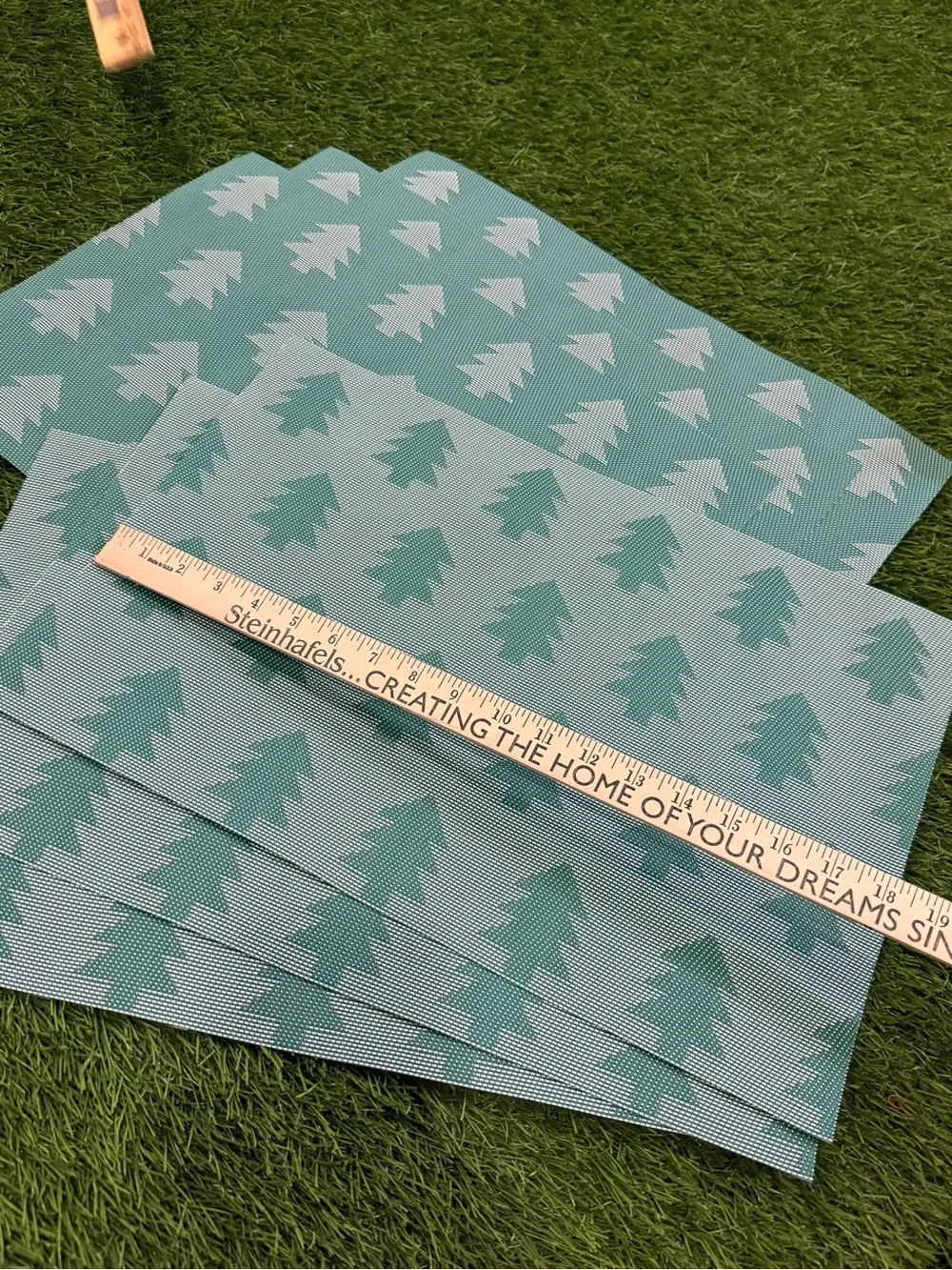 Reversible Place Mat Table settings - Lot of 6